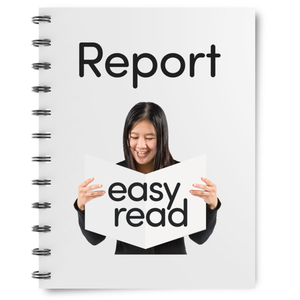 Picture of an easy read report