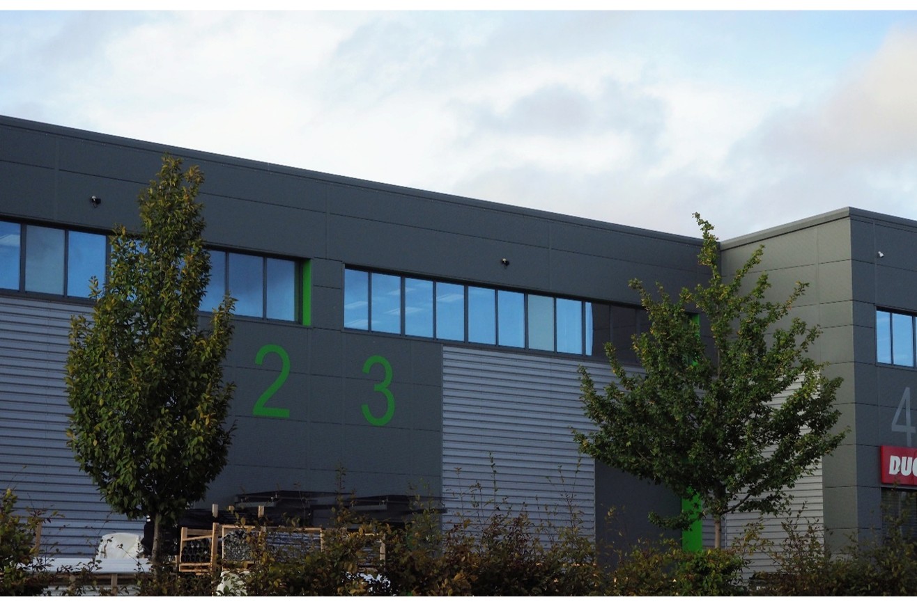 Photo of new employment units in Dorset.