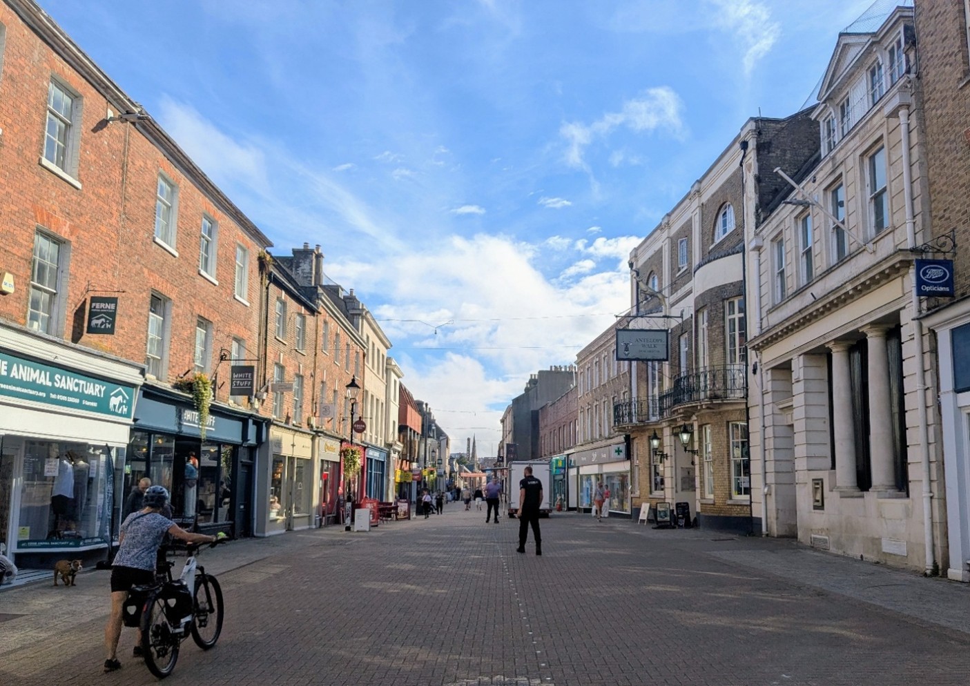 Photo of Dorchester town centre.