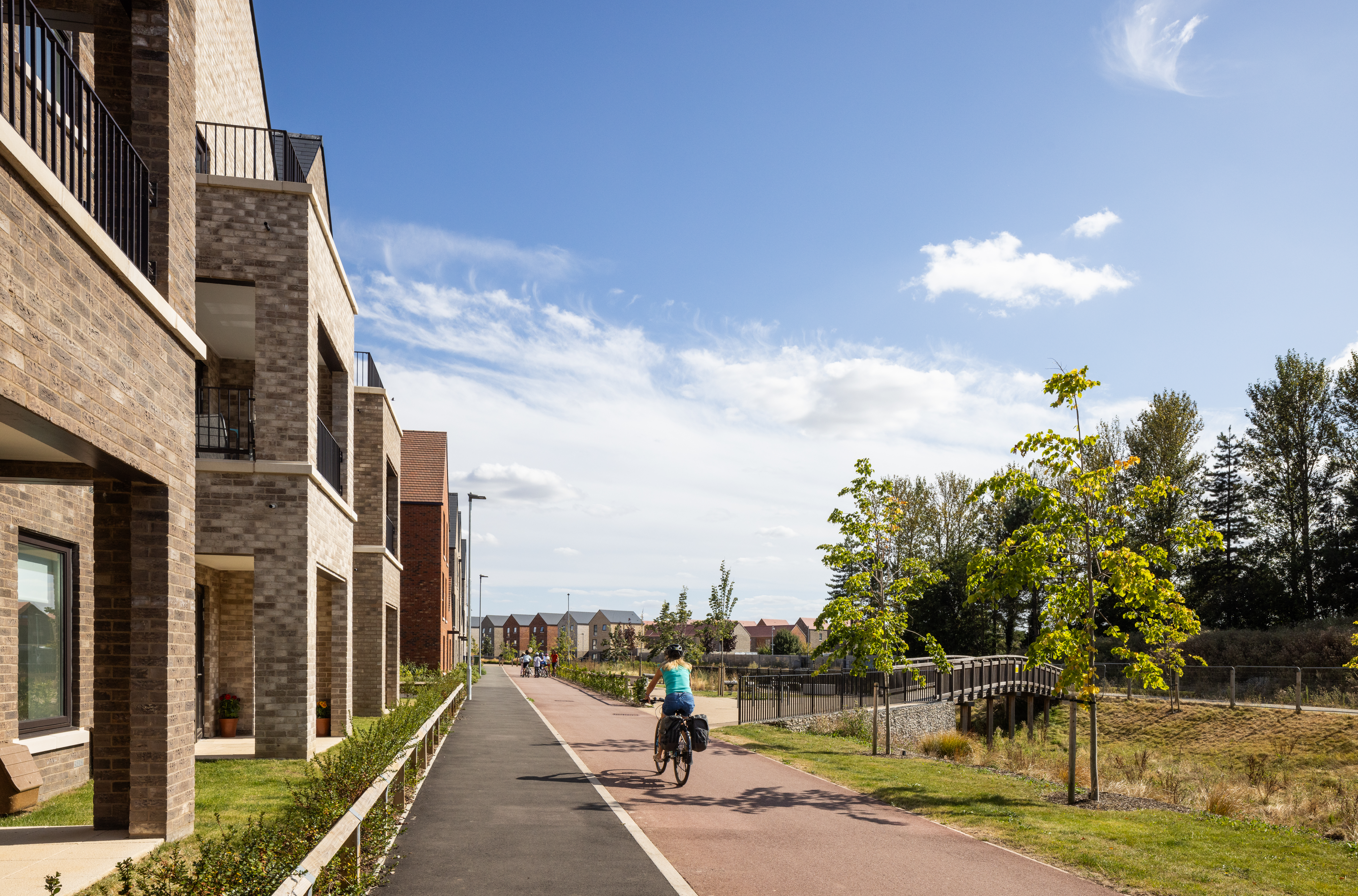 An example image of a development which includes elements of good design